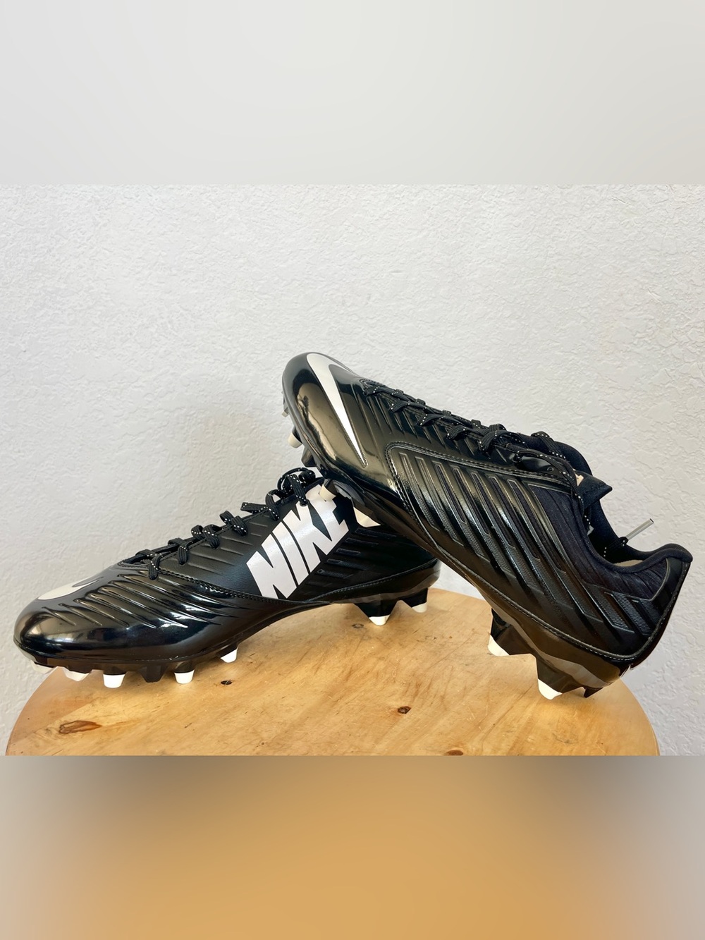 Size 14 Nike Vapor Speed TD Low Football Cleats Black 643152-010